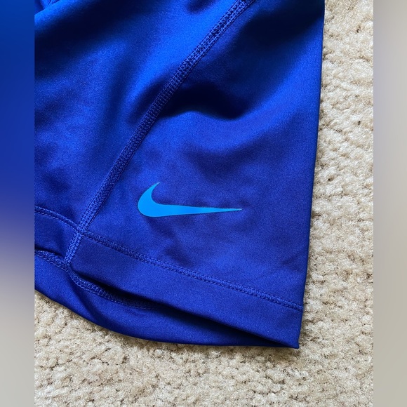 Nike Pro compression shorts, blue, size L - Picture 4 of 7